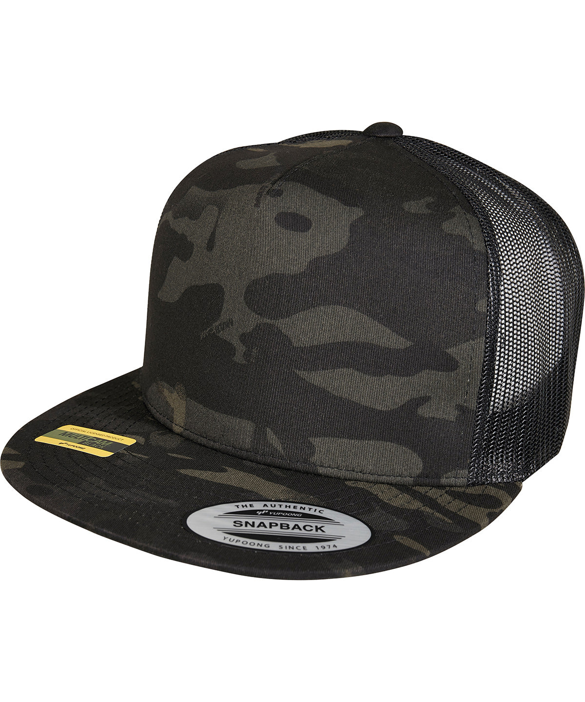 Gorra trucker Multicam® (6006MC) | Negro