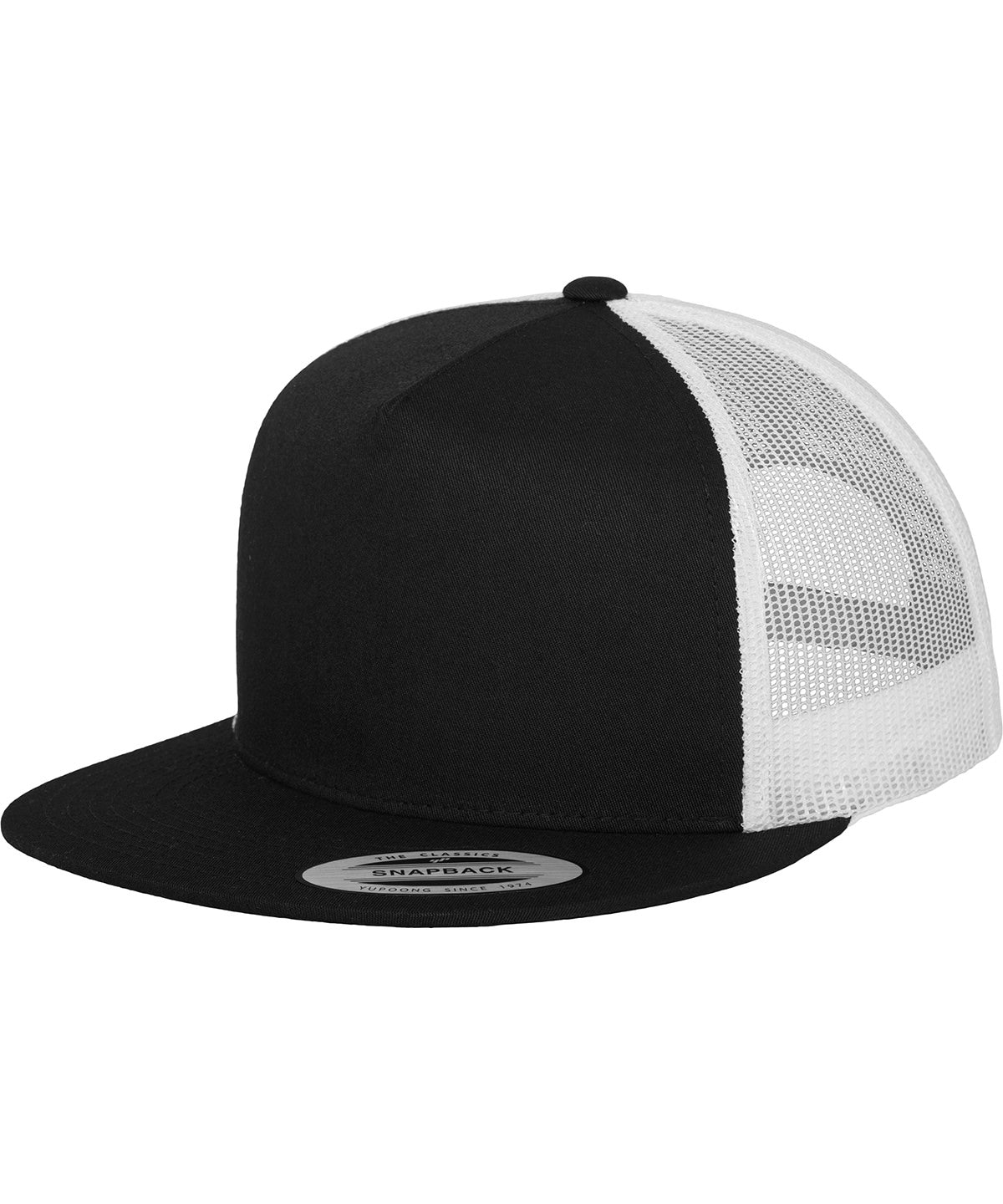 Klassischer 2-Tone Trucker (6006T) | Schwarz/Weiß