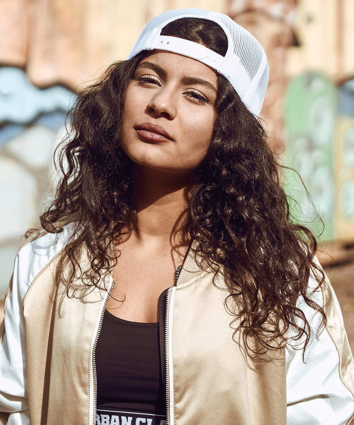 Klassischer 2-Tone Trucker (6006T) | Schwarz/Weiß