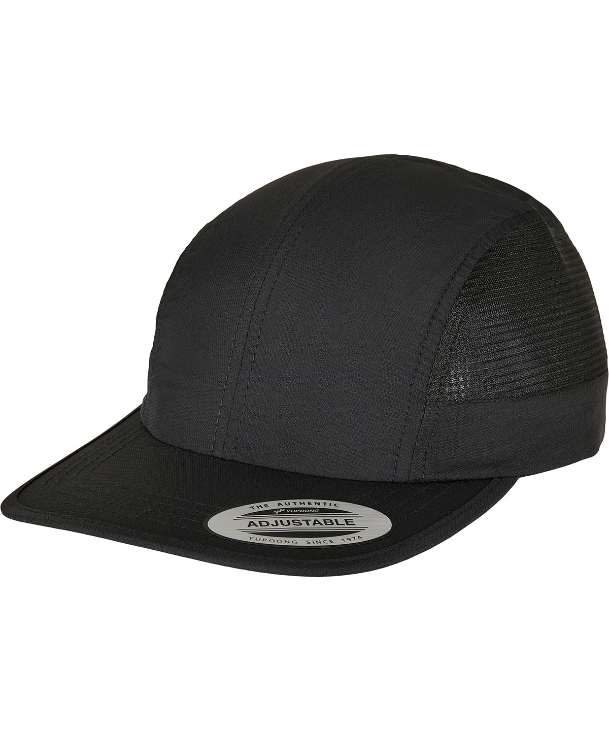 Nylon Snapback Cap (6088NS) | Schwarz