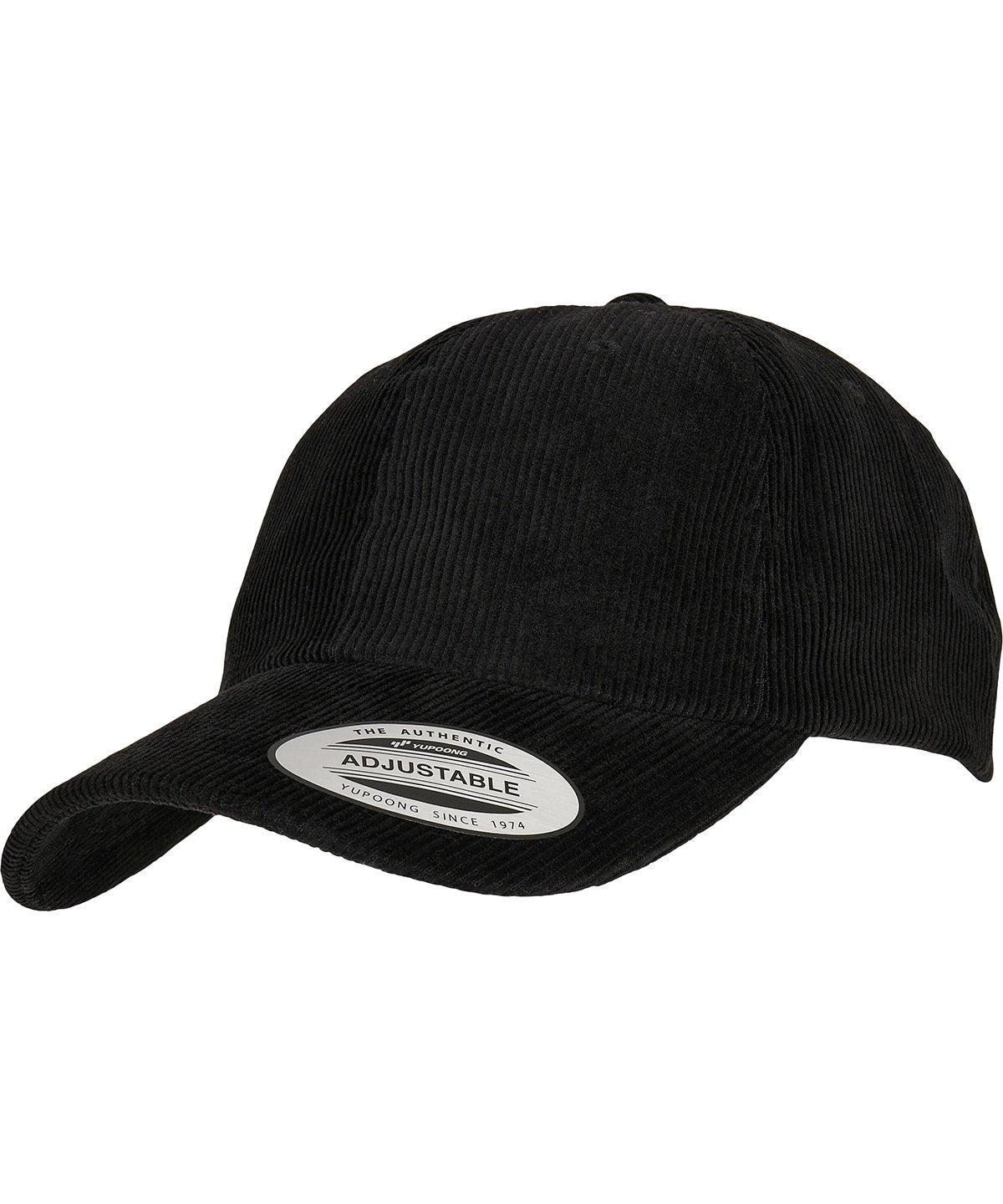 Low-Profile-Dad-Cap aus Cord (6245CD) | Schwarz