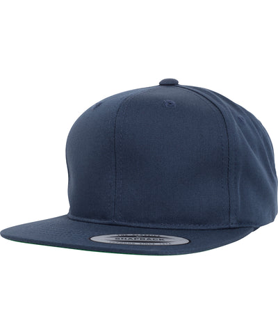 Gorra juvenil de estilo profesional con cierre de broche de sarga (6308) | Azul Marino