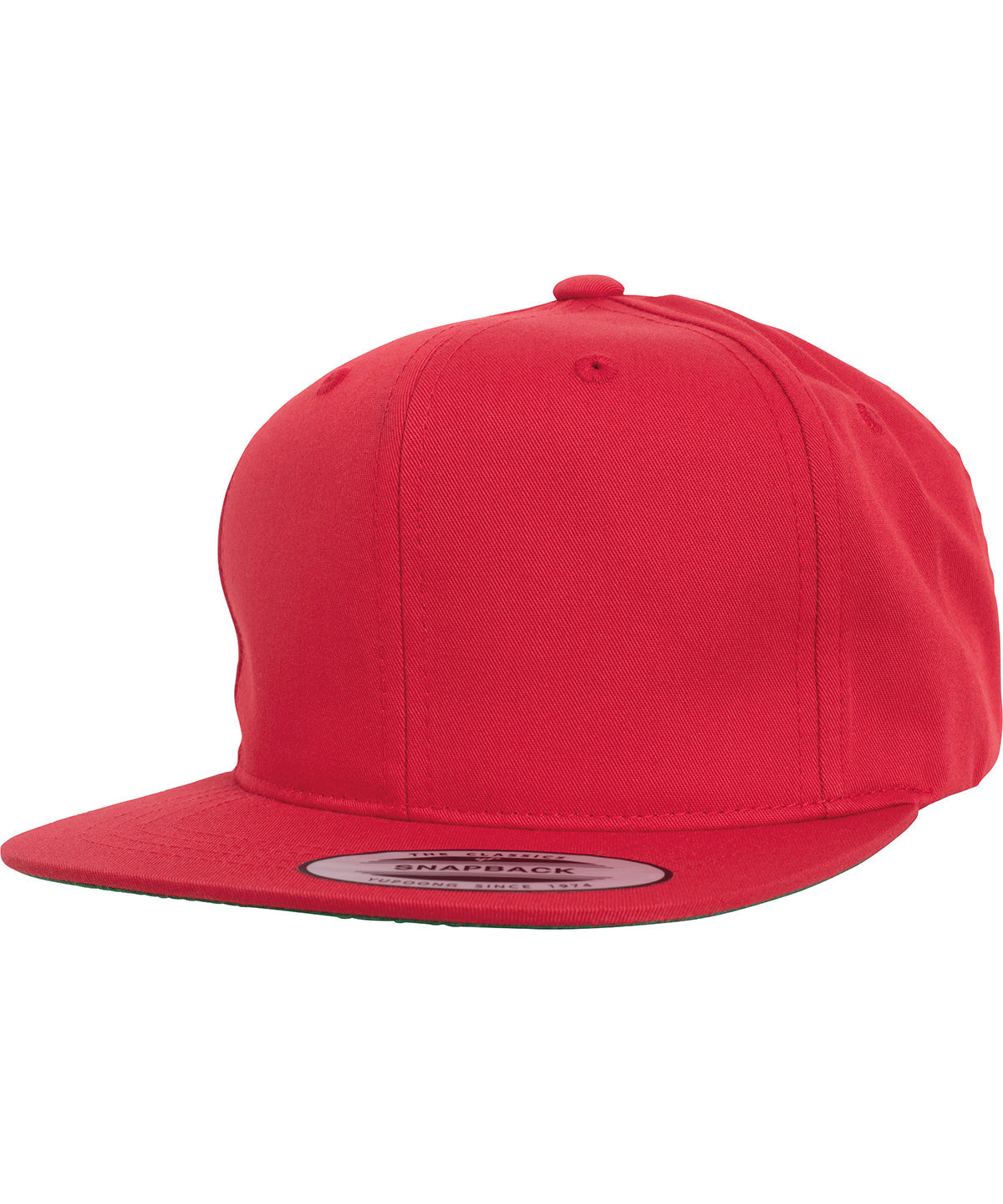 Youth Pro Style Cap mit Twill-Druckknopfverschluss (6308) | Rot