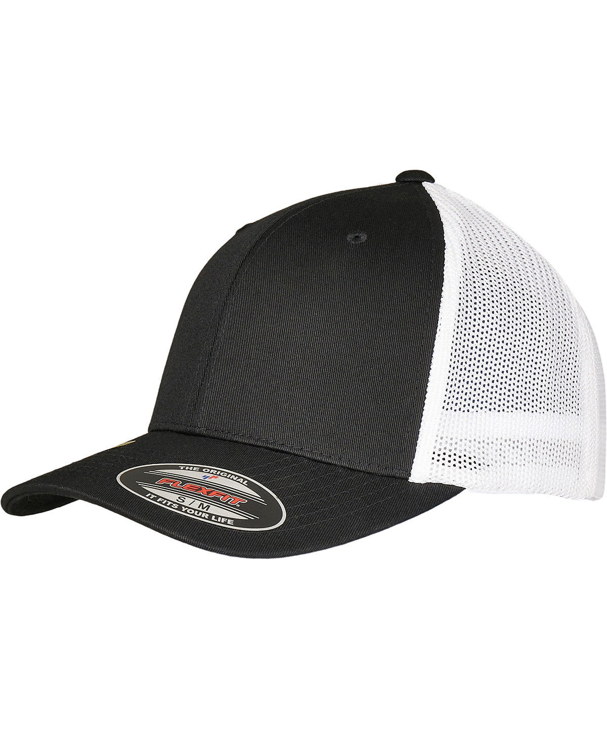 Flexfit trucker de malla reciclada (6511RM) | Verde/Negro