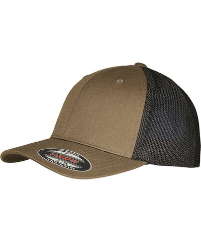Flexfit trucker de malla reciclada (6511RM) | Verde/Negro