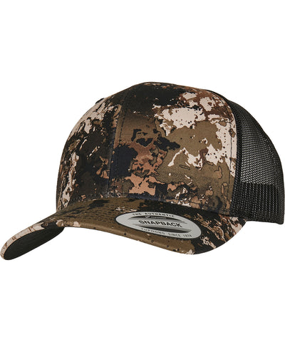 Gorra de camionero retro YP Classics® Veil Camo (6606VC) | Ancho De Tierra
