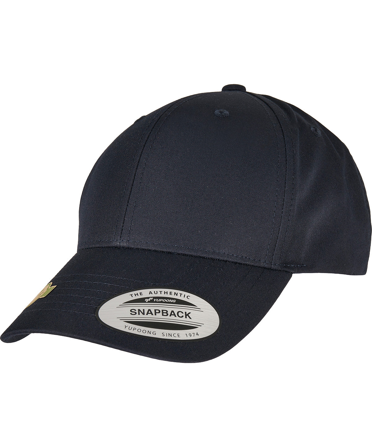 Snapback-Cap aus recyceltem Polyester-Twill (7706RS) | Marineblau