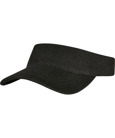 Bast Visor Cap (8888BV) | Schwarz