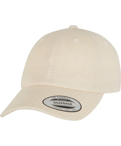 Gorra Flexfit Dad de yute (9303) | Blanco Roto